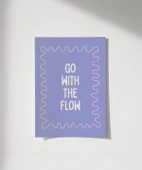 Çerçevesiz Poster Bırak Akış Götürsün thumbnail 1