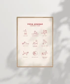 Çerçevesiz Poster Pati Yogası thumbnail 7