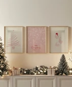 Çerçevesiz Poster Beyaz Yılbaşı 3'lü thumbnail 1