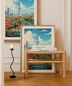 Çerçevesiz Poster Osaka'nın İkonik Kulesi thumbnail 5