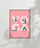 Çerçevesiz Poster Y harfinden Z’ye Yoga thumbnail 6