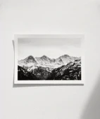 Çerçevesiz Poster Karla Kaplı Zirveler thumbnail 1