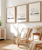 Çerçevesiz Poster Küçük Şeylerle Mutlu Ol 3'lü thumbnail 3