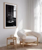 Çerçevesiz Poster Gölge ve Çiçek thumbnail 4