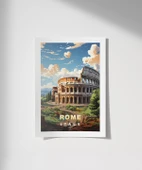 Çerçevesiz Poster Antik Roma Kolezyumu thumbnail 1