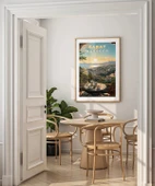 Çerçevesiz Poster Rabat Teras Manzarası thumbnail 3