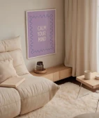 Çerçevesiz Poster Dingin Zihin thumbnail 3