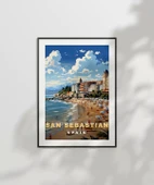 Çerçevesiz Poster San Sebastian'ın Sahil Büyüsü thumbnail 6