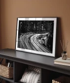 Çerçevesiz Poster Geceye Akan Yollar thumbnail 3