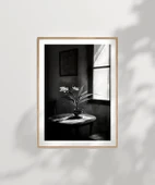 Çerçevesiz Poster Gölge ve Çiçek thumbnail 7