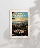 Çerçevesiz Poster Rabat Teras Manzarası thumbnail 6