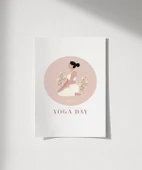 Çerçevesiz Poster Yoga ile Çiçek Aç thumbnail 1