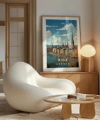 Çerçevesiz Poster Riga'nın Büyüleyici Silüeti thumbnail 5