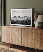 Çerçevesiz Poster Karla Kaplı Zirveler thumbnail 4