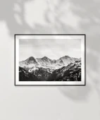Çerçevesiz Poster Karla Kaplı Zirveler thumbnail 2