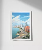 Çerçevesiz Poster Qingdao Sahil Manzarası thumbnail 1