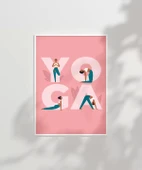 Çerçevesiz Poster Y harfinden Z’ye Yoga thumbnail 2