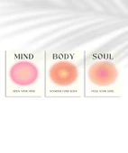 Çerçevesiz Poster İçsel Denge 3'lü thumbnail 1