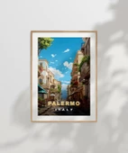 Çerçevesiz Poster Palermo'nun Büyüleyici Sokakları thumbnail 6