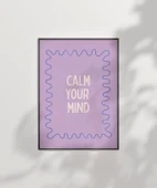 Çerçevesiz Poster Dingin Zihin thumbnail 6