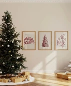 Çerçevesiz Poster Noel Rüyası 3'lü thumbnail 1