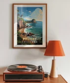 Çerçevesiz Poster Phuket Tropik Sahil Manzarası thumbnail 3