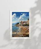 Çerçevesiz Poster San Sebastian'ın Sahil Büyüsü thumbnail 2