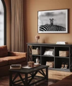 Çerçevesiz Poster Siyah Beyaz Denge thumbnail 3