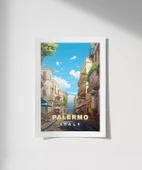 Çerçevesiz Poster Palermo'nun Büyüleyici Sokakları thumbnail 1