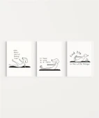 Çerçevesiz Poster Küçük Şeylerle Mutlu Ol 3'lü thumbnail 2