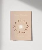 Çerçevesiz Poster Yoga ile Güne Başla - 1