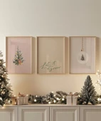 Çerçevesiz Poster Let it Snow 3'lü thumbnail 1