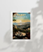 Çerçevesiz Poster Rabat Teras Manzarası thumbnail 2