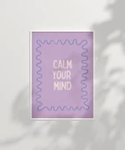 Çerçevesiz Poster Dingin Zihin thumbnail 2