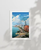 Çerçevesiz Poster Qingdao Sahil Manzarası thumbnail 2