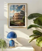 Çerçevesiz Poster Antik Roma Kolezyumu thumbnail 4