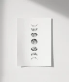 Çerçevesiz Poster Ay Işığının Ritmi thumbnail 1