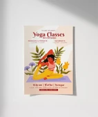 Çerçevesiz Poster Haftalık Yoga Akışı thumbnail 1