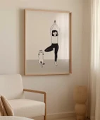 Çerçevesiz Poster Mırıldayan Denge thumbnail 3