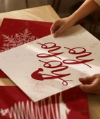 Çerçevesiz Poster Ho Ho Ho Neşesi 3'lü thumbnail 2