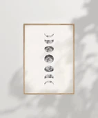 Çerçevesiz Poster Ay Işığının Ritmi thumbnail 7