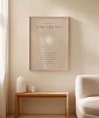 Çerçevesiz Poster Güneş Hep Üzerinde Olsun thumbnail 3