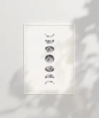 Çerçevesiz Poster Ay Işığının Ritmi thumbnail 2