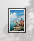 Çerçevesiz Poster Qingdao Sahil Manzarası thumbnail 6
