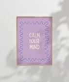 Çerçevesiz Poster Dingin Zihin thumbnail 7