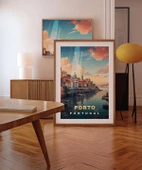 Çerçevesiz Poster Porto'nun Renkli Tepeleri - 4