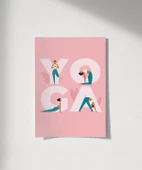 Çerçevesiz Poster Y harfinden Z’ye Yoga thumbnail 1