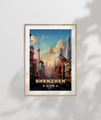 Çerçevesiz Poster Çin'in Teknoloji Başkenti Shenzhen thumbnail 7