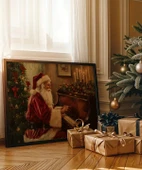 Çerçevesiz Poster Müzikal Noel Baba thumbnail 1