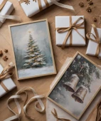 Çerçevesiz Poster Çan Ağacı Süprizi 2'li thumbnail 1